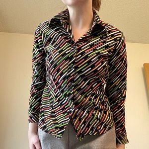 Vintage corduroy button up shirt